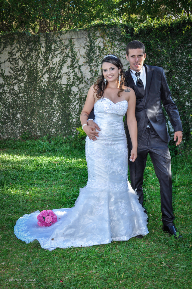 Ensaio de fotos dos noivos