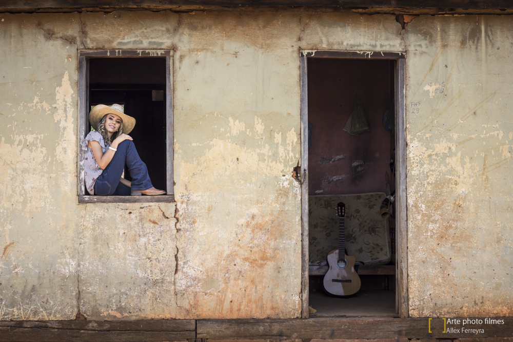 fotógrafo ensaio 15 anos country chapéu fazenda de café presidente Olegário casa estilo rustico antiga