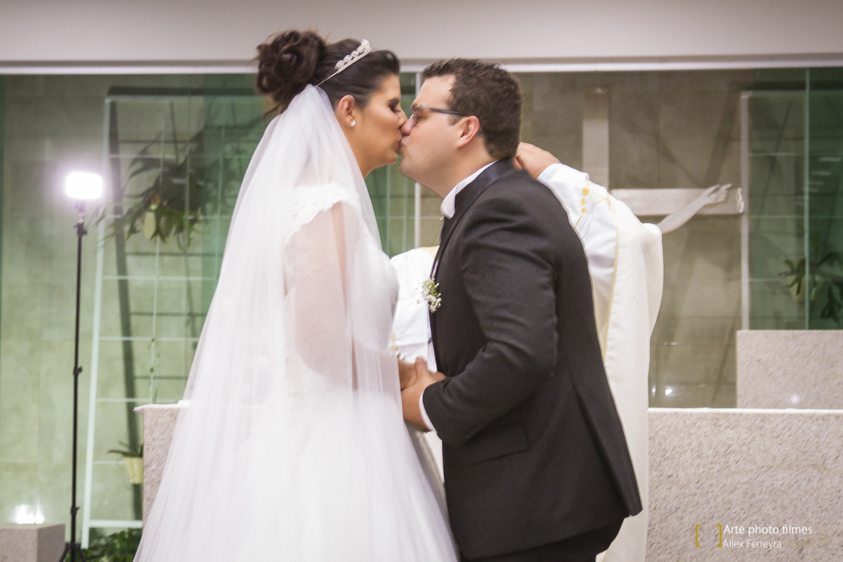 Beijo de casamento