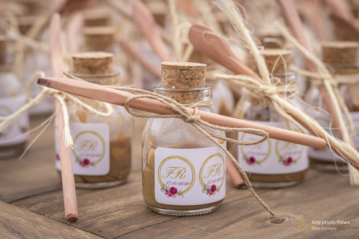 Lembrancinha de casamento colher de pau