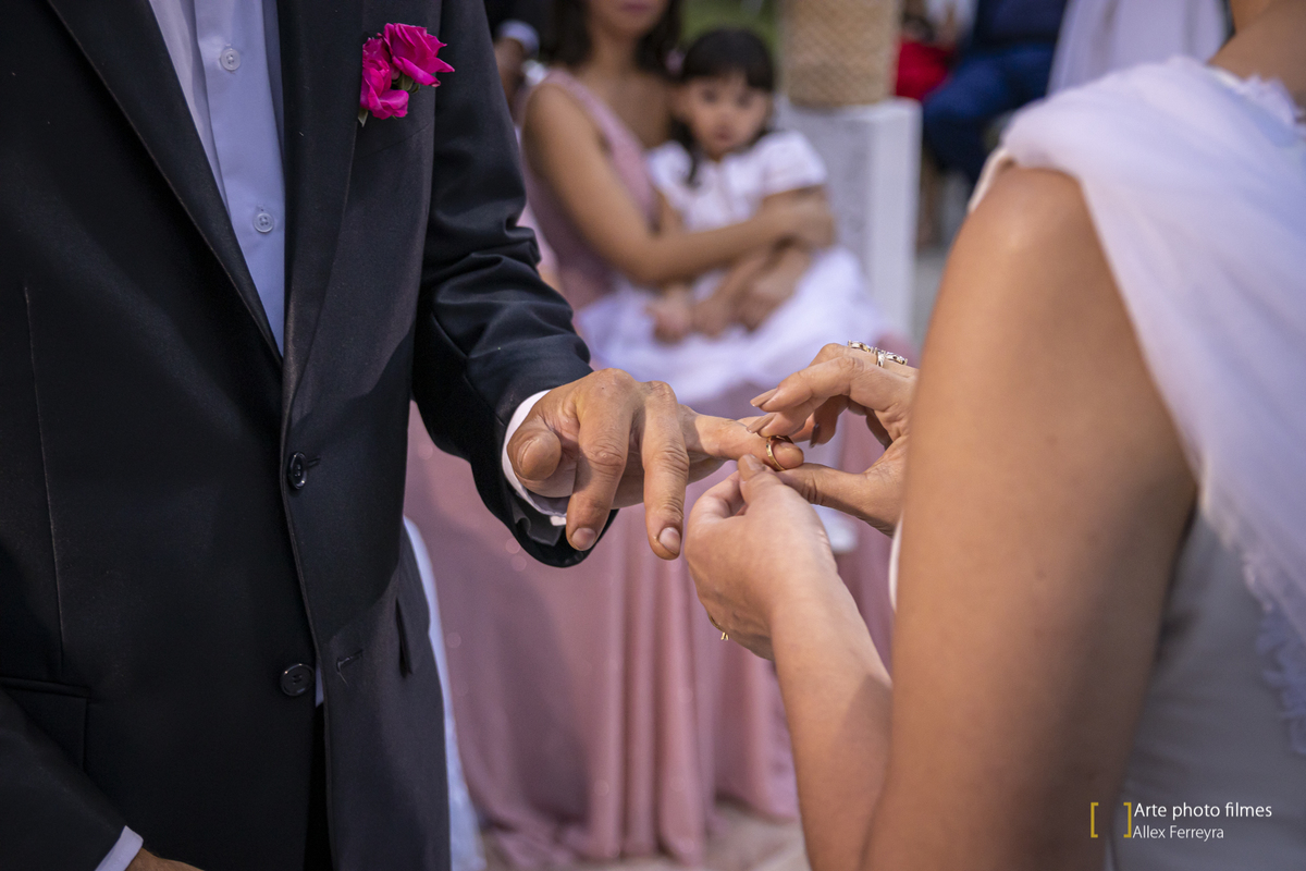 Votos dos noivo no casamento