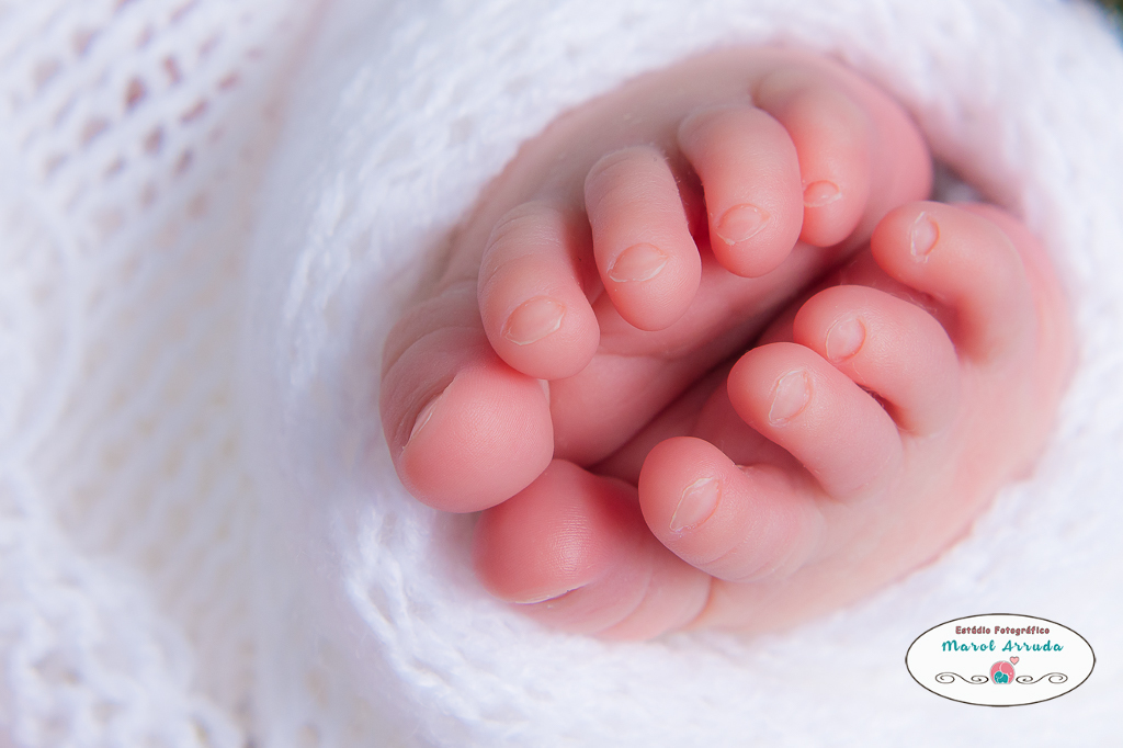 Detalhe do pezinho através da lente da fotógrafa Marol Arruda