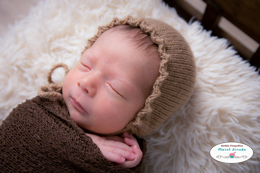 Assim fico apaixonada com essa foto linda de recém-nascido
