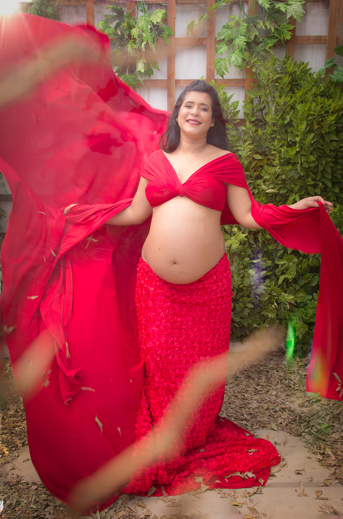 O ensaio gestante registra a benção do Senhor em sua vida!