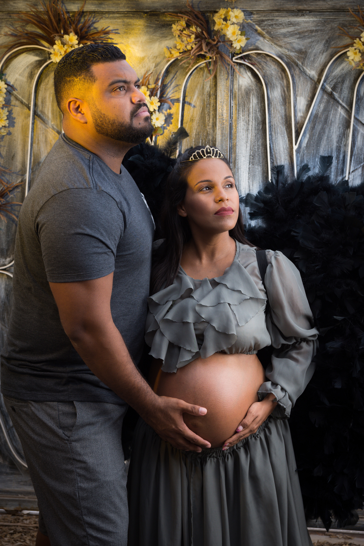 As fotos de grávida registram a realização do sonho de um casal!