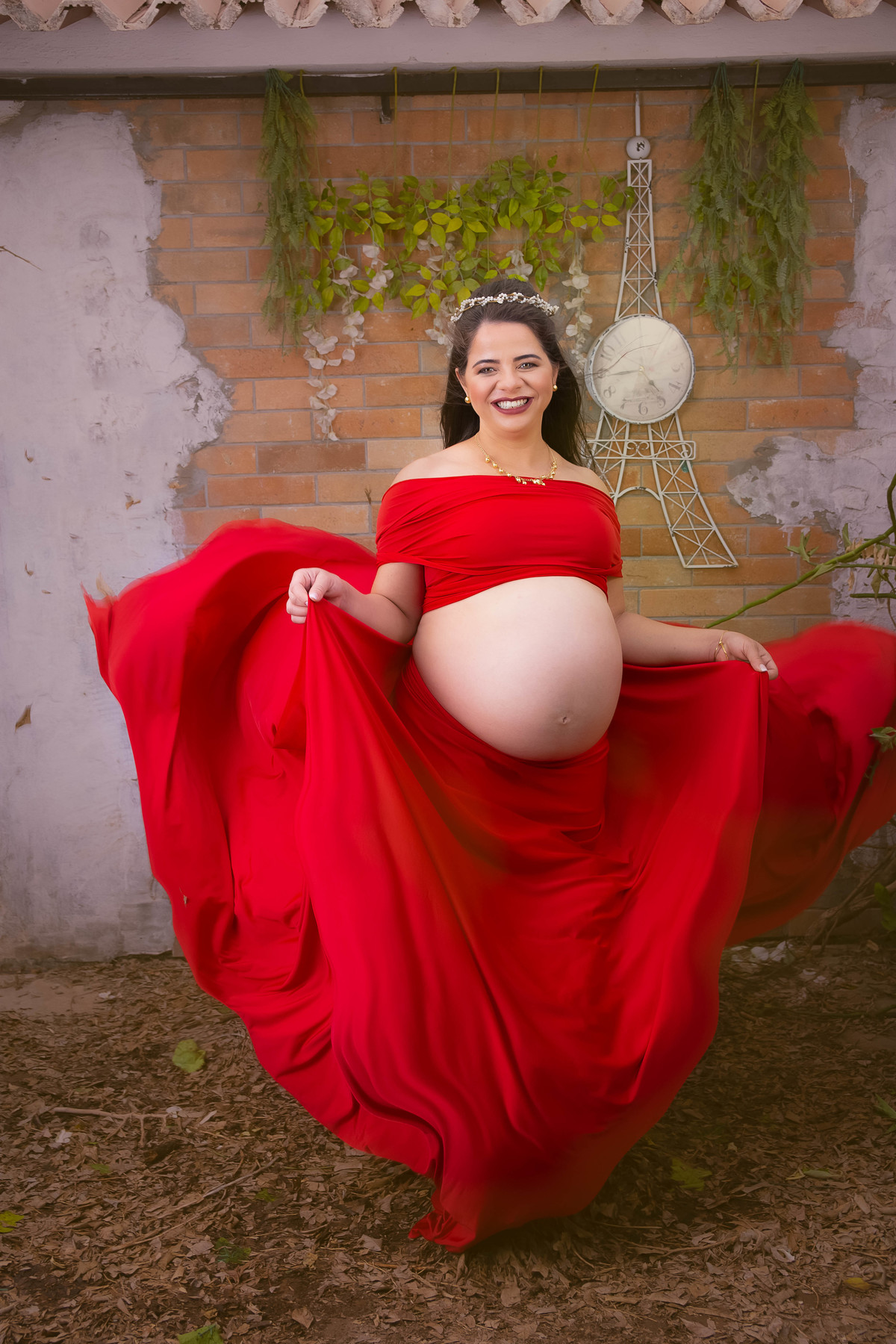 Ensaio Gestante Encantado em Estúdio!