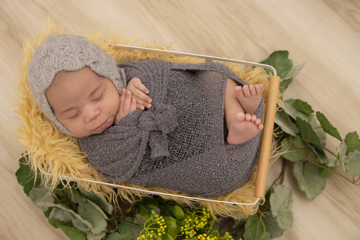 Com o Ensaio Newborn, você pode ter lindos registros do seu filho.