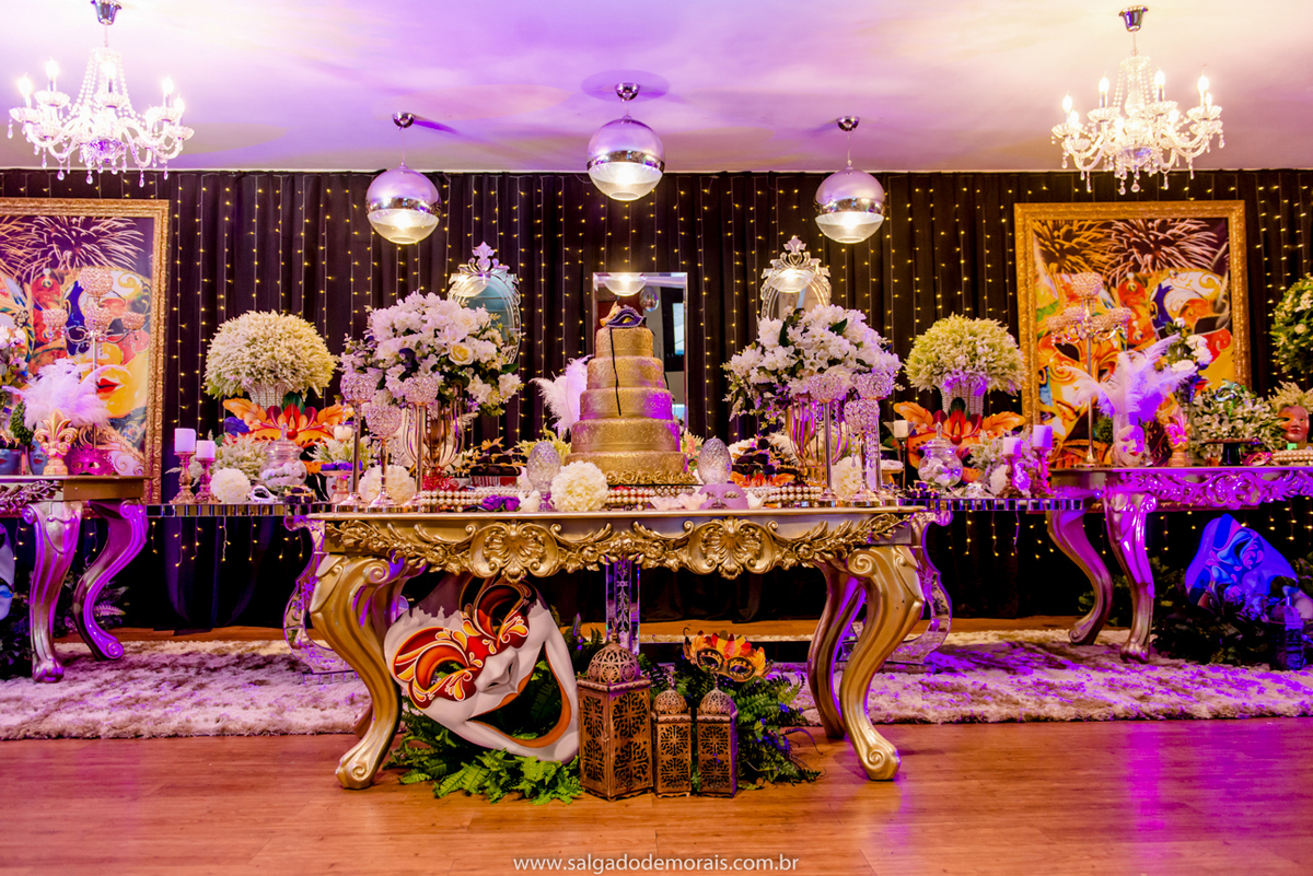 decoração casa de festas fantasy lounge