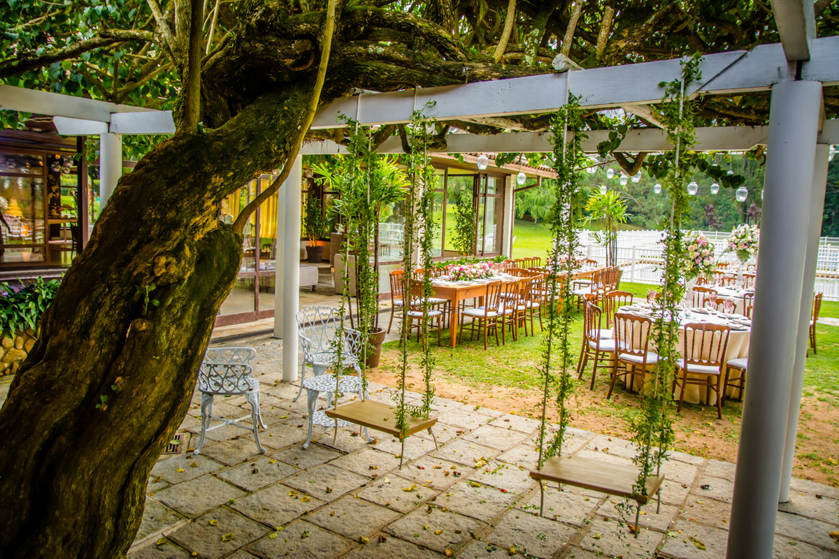 decoração do salão balanço