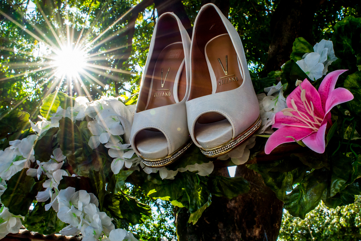 detalhe do sapato da noiva dia da noiva vanessa reis
