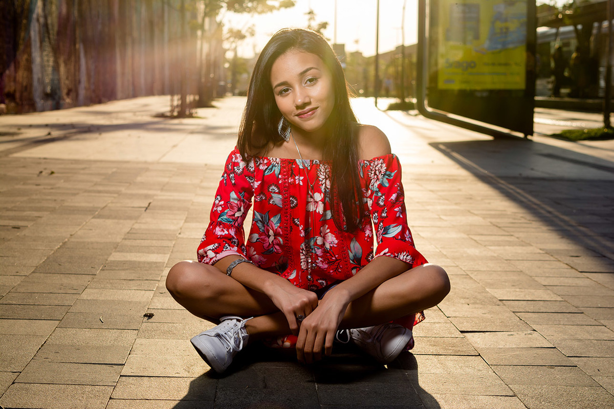 book debutante, foto externa 15 anos boulevard olímpico por do sol 