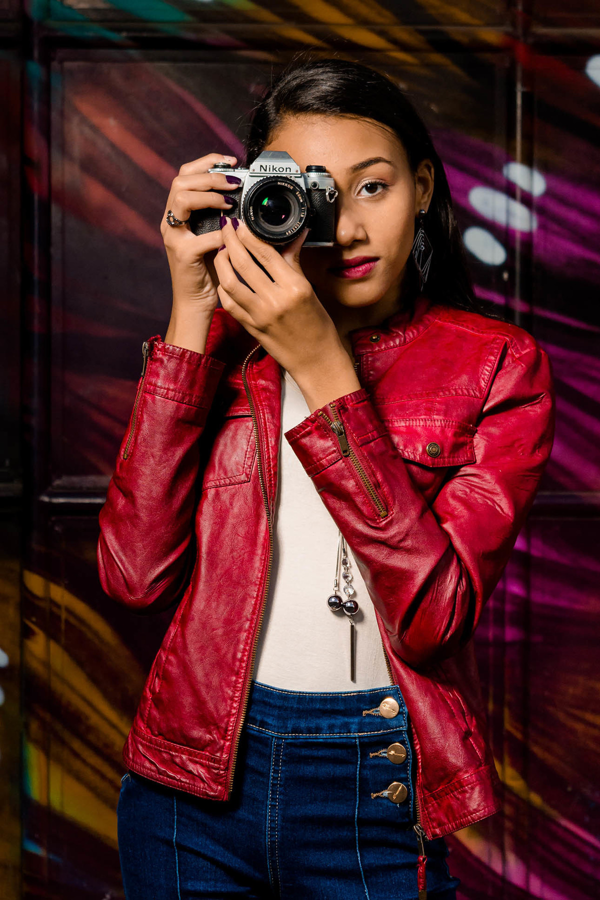 book debutante com câmera fotográfica nikon fg boulevard olímpico rio de janeiro