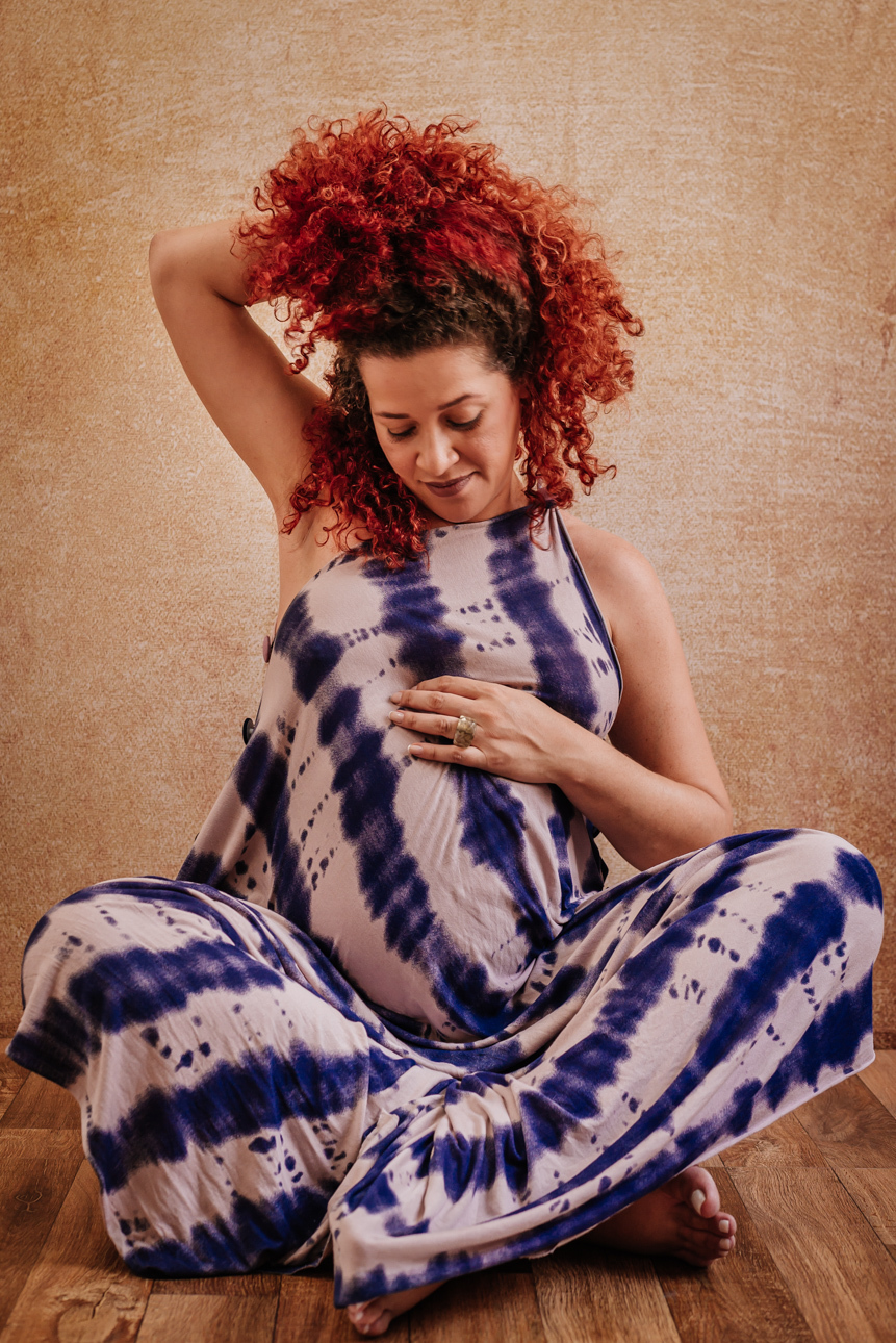 ensaio gestante descontraído