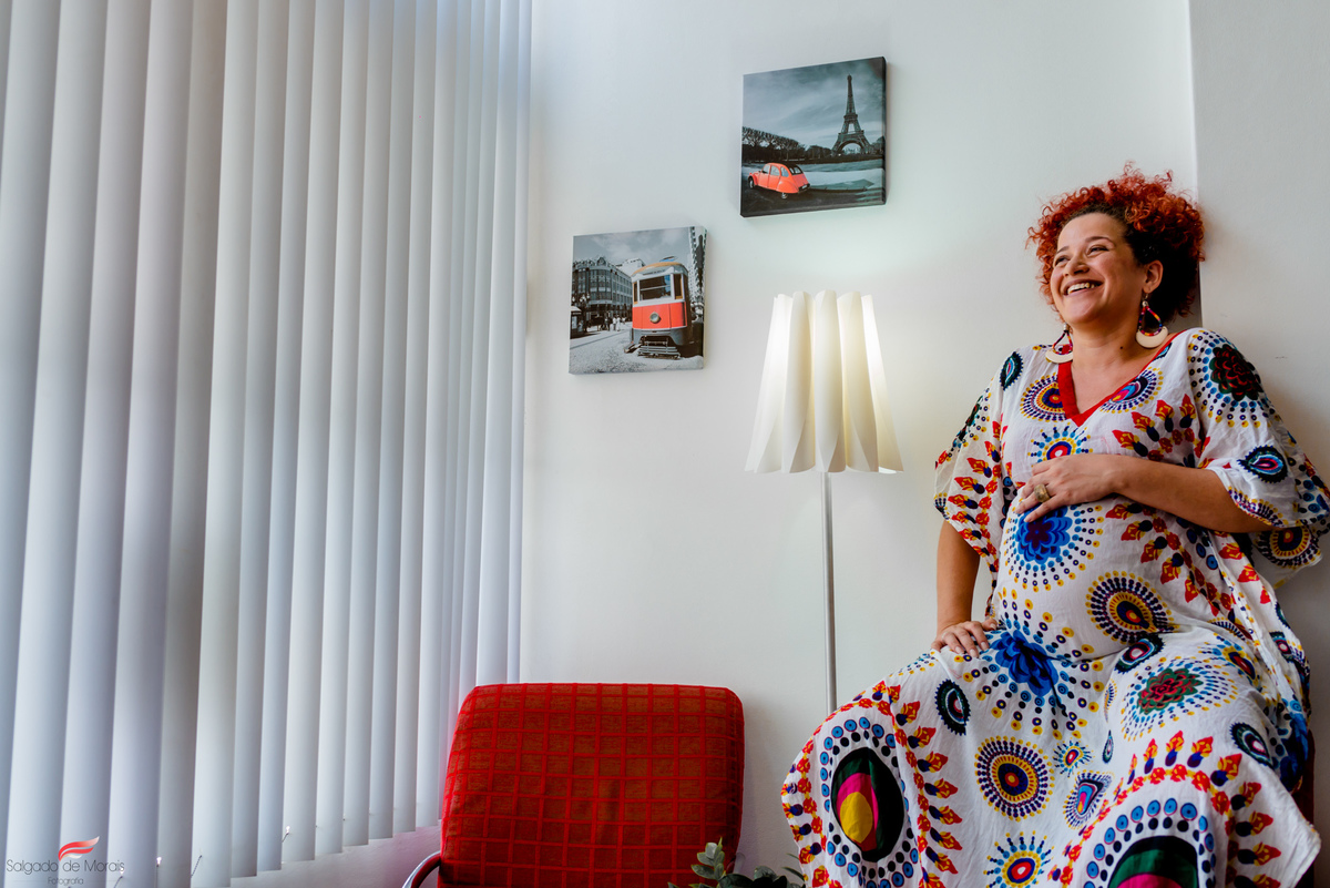 ensaio gestante descontraído