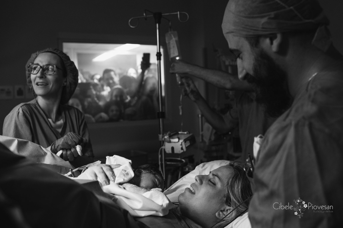 fotografia de parto Cibele Piovesan