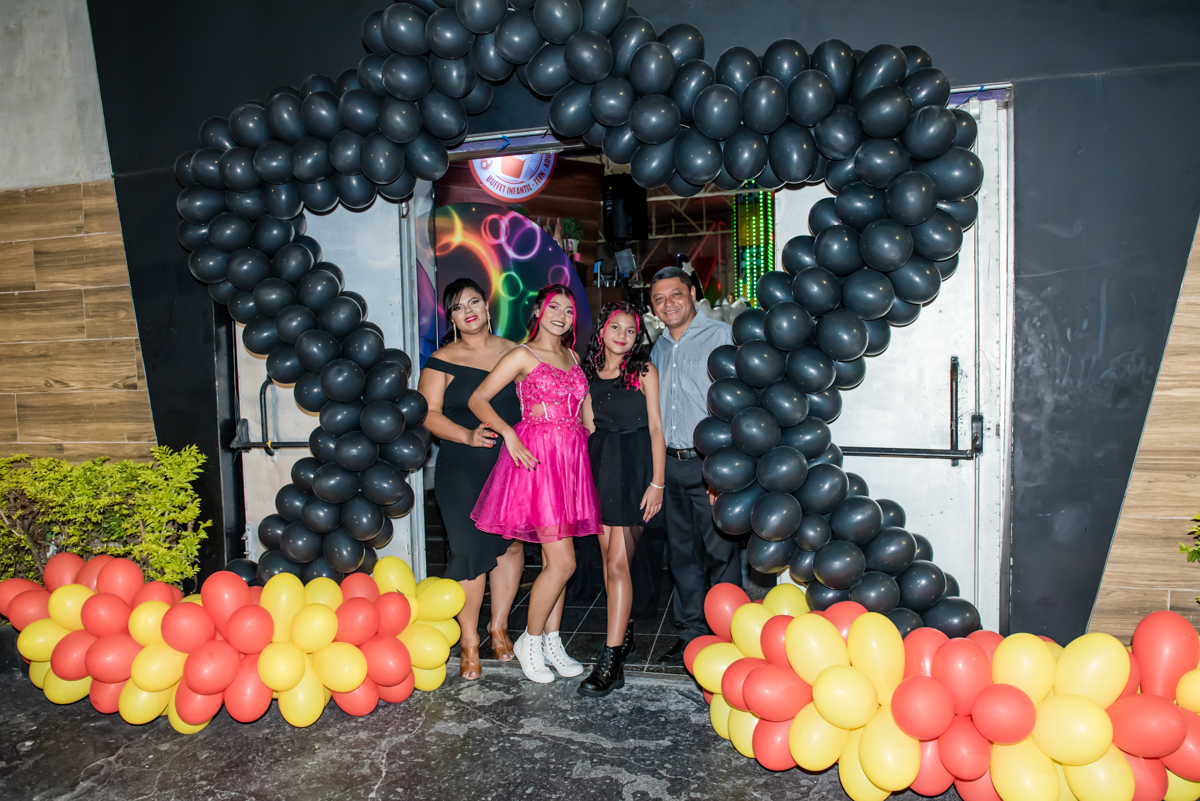 fotografia da familia no buffet