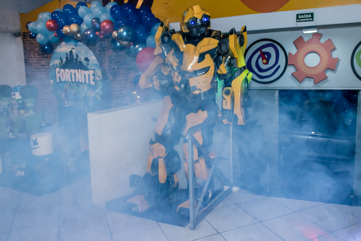 chegada do personagem fortnito