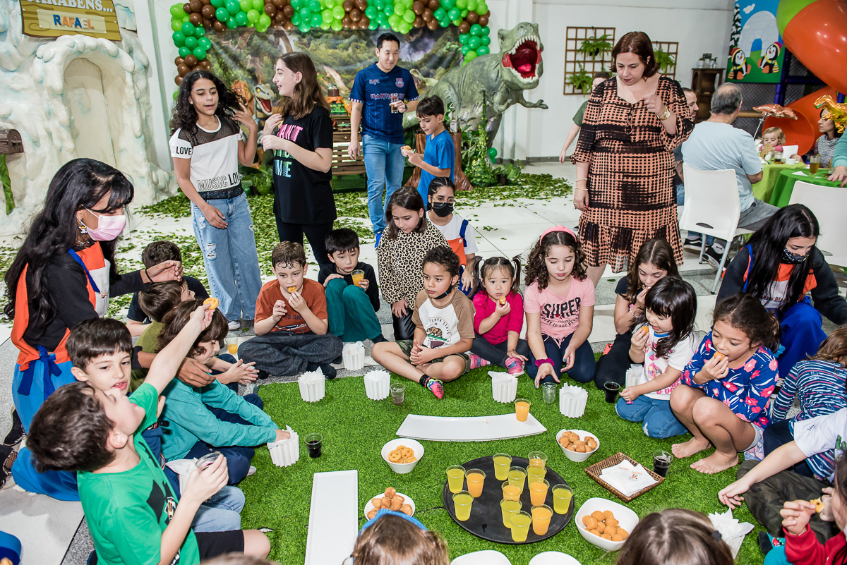 hora de dar uma pausa e saborear o lanchinho