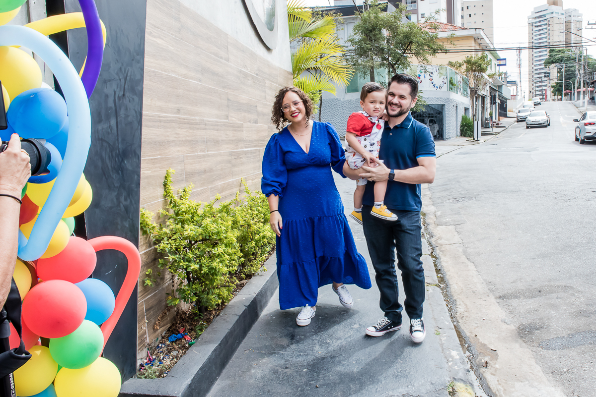 chegada da família a festa de arthur gabriel
