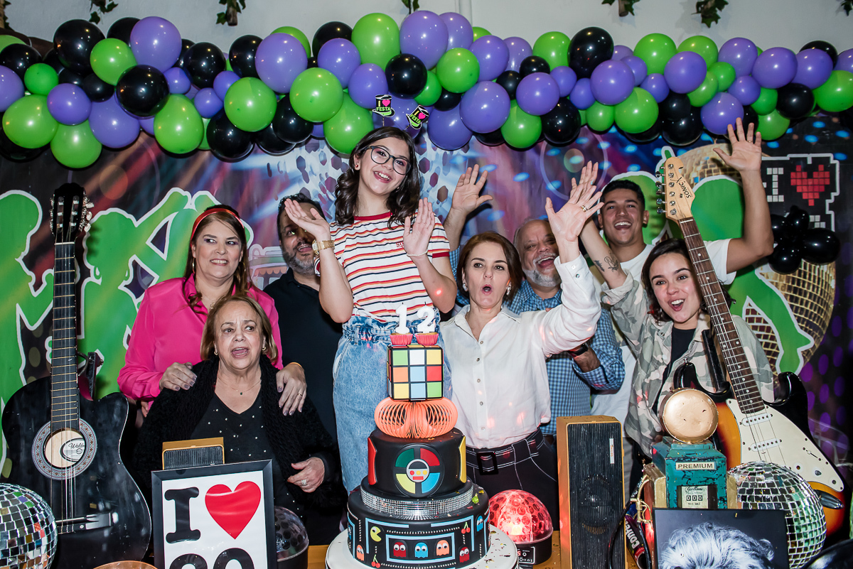 foto de toda a família que irá para o álbum
