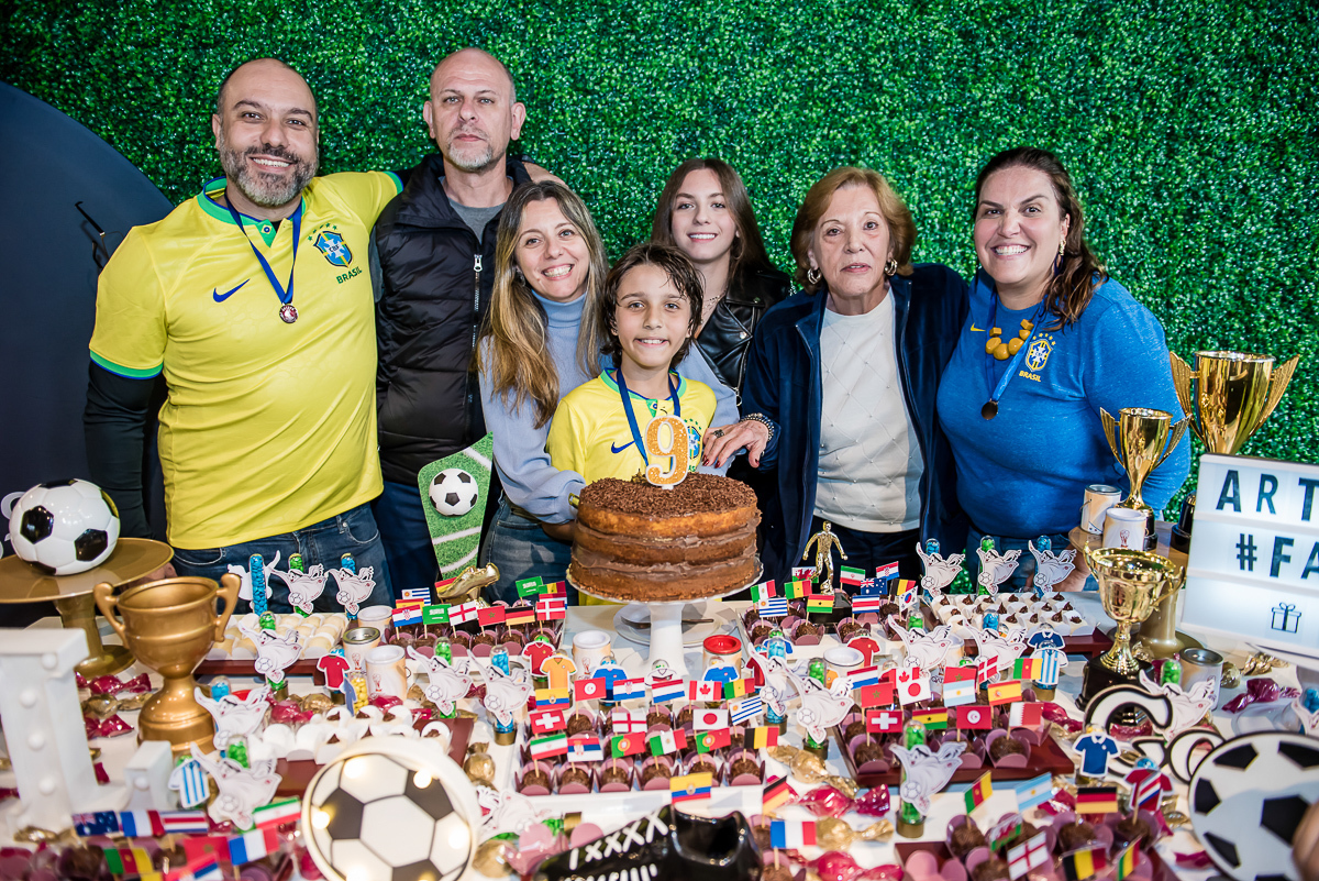 foto com a família tão querida