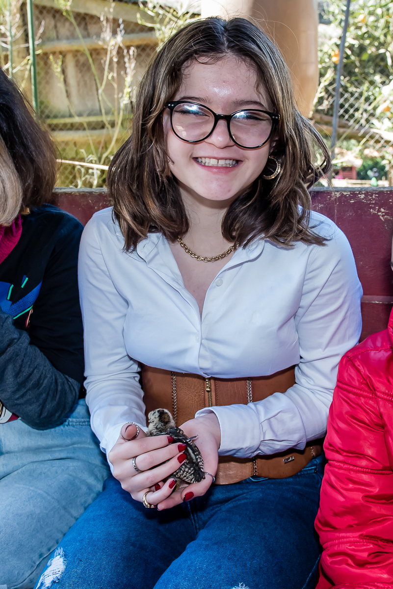 muito simpática não se incomoda com os cliks da máquina fotográfica