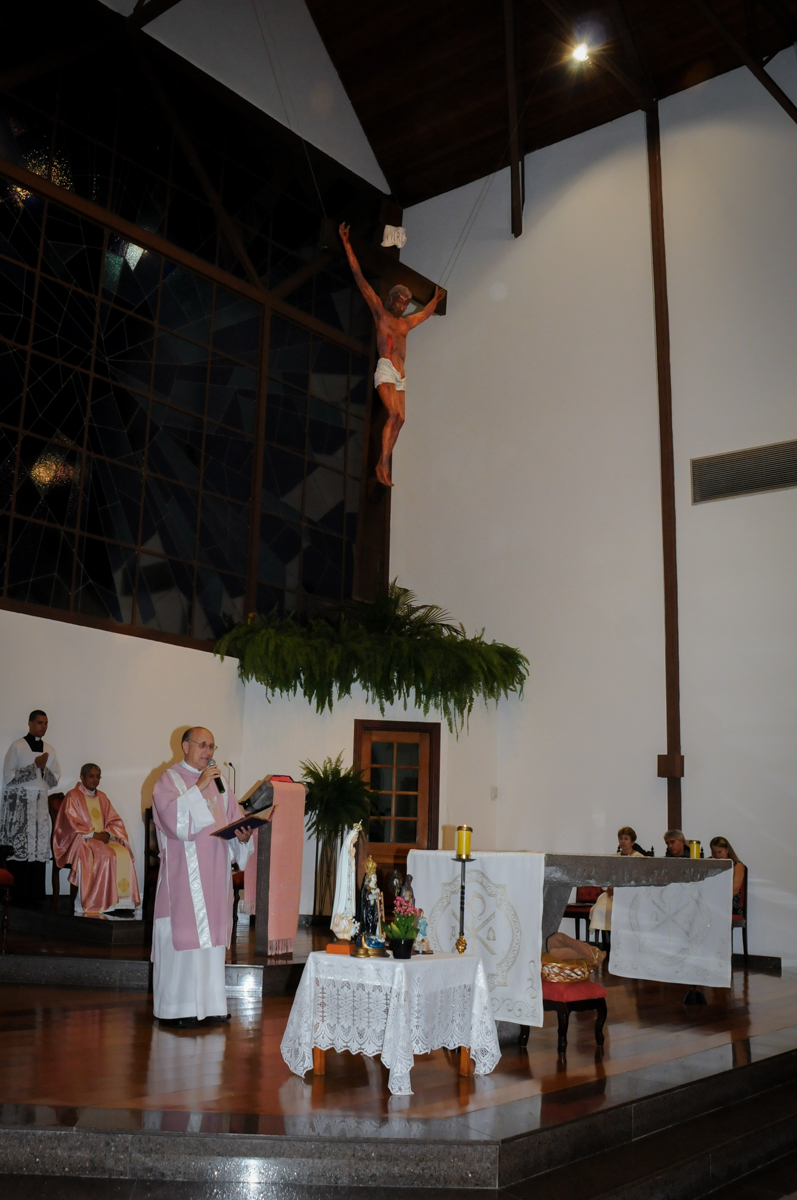 missa no Condomínio Alphaville, festa 15 anos Maria Eduard 15 anos