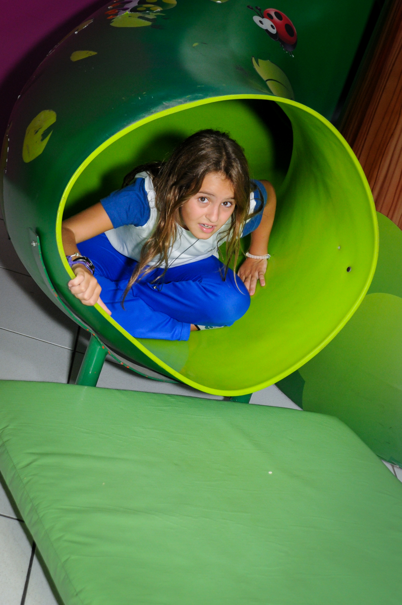 escorregador do brinquedão no Buffet Rá Tim Boom,SP, festa infantil, tema pucca