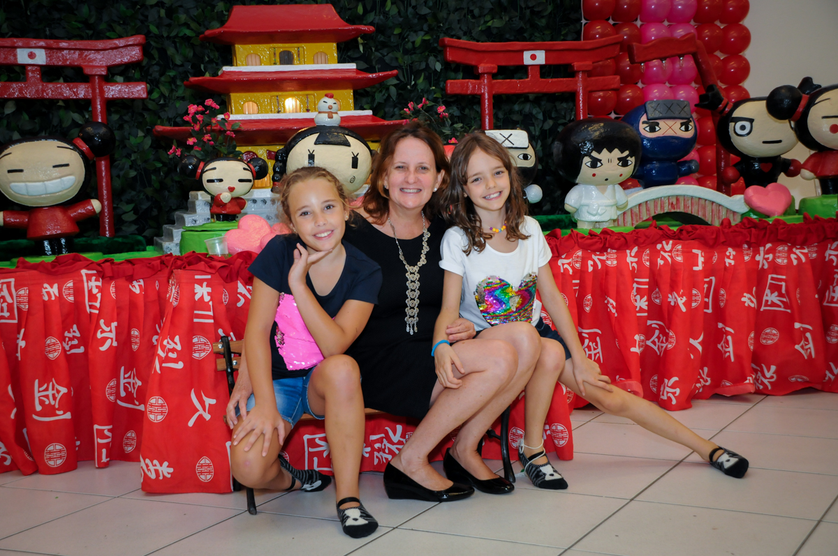 Final de festa no Buffet Rá Tim Boom,SP, festa infantil, tema pucca