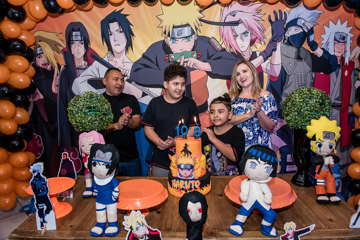 cantando o parabéns para os aniversariantes