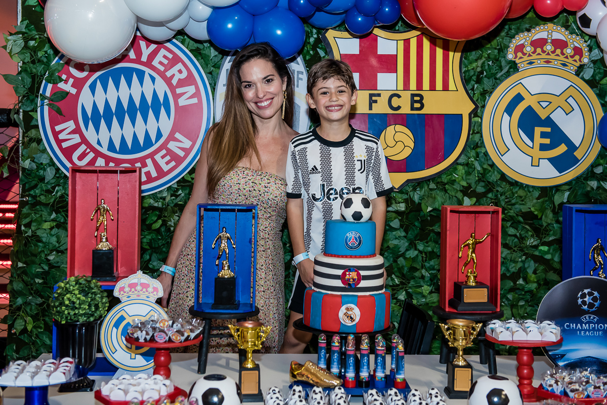 foto linda de mãe e filho