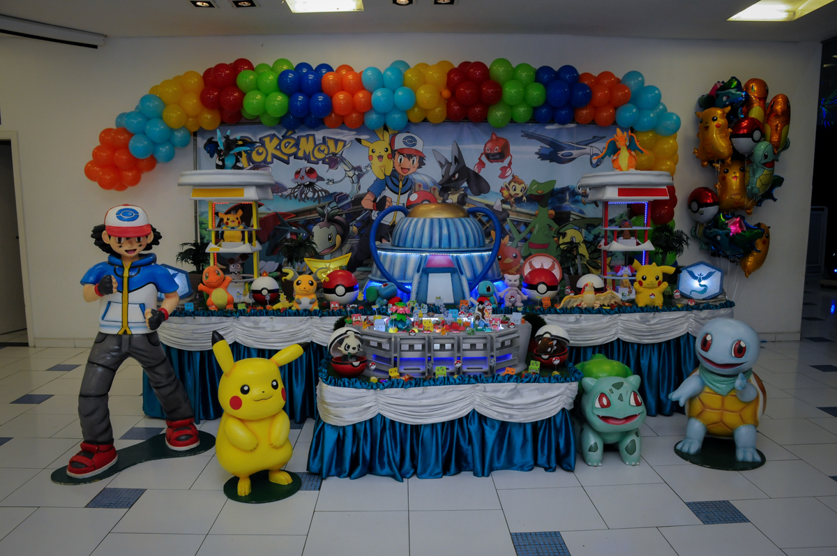 mesa-temática-Buffet-max-mania-panambi-são-paulo-festa-infantil-aniversário-davi-5-anos-tema-da-festa-poken-mon