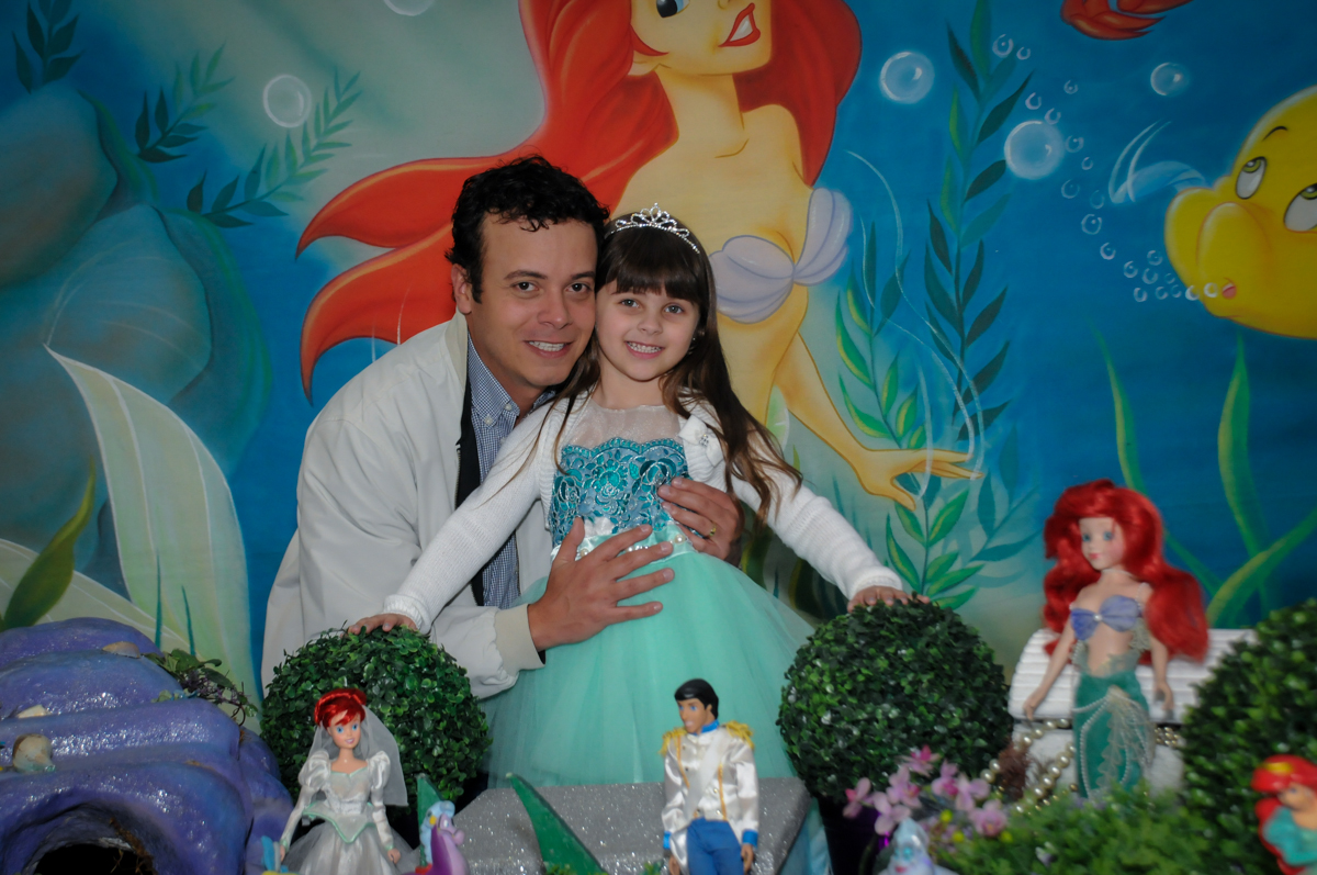 foto pai e filha no buffet comics,são paulo,sp