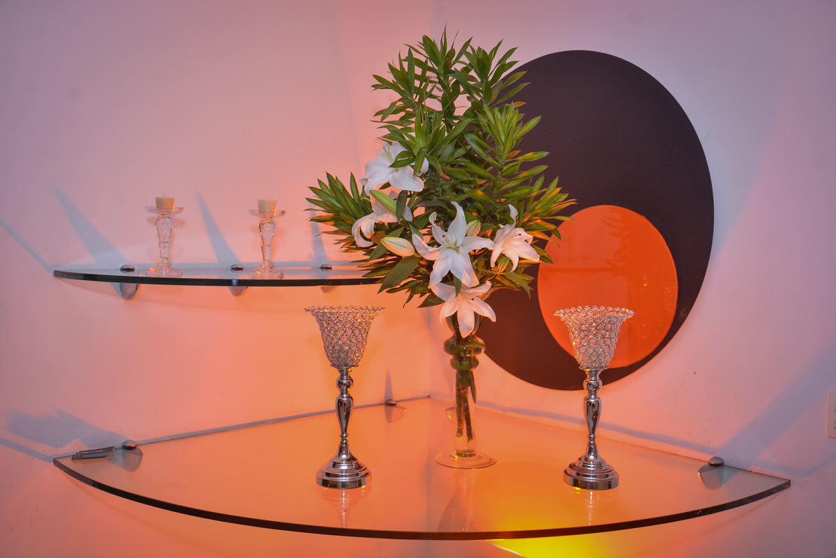 detalhes da decoração no Buffet Estação Club, Moema, São Paulo, SP