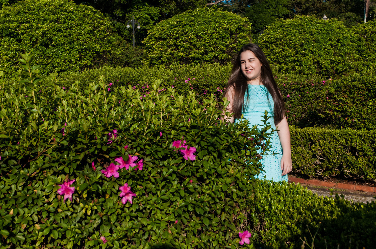 foto no jardim no Museu do Ipiranga, São Paulo, SP