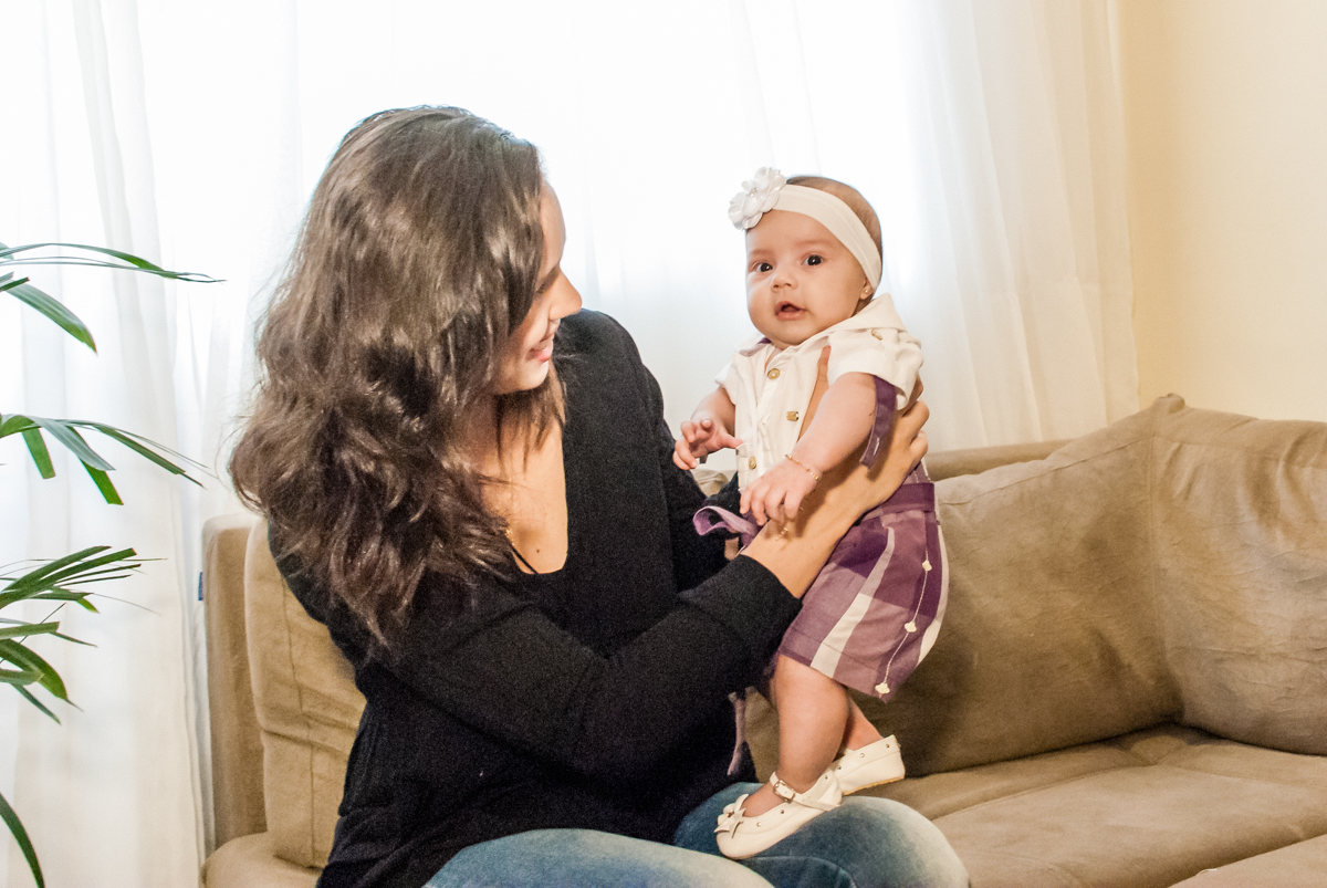 fotografia mãe e filha no ensaio familia carapicuiba, são paulo, sp