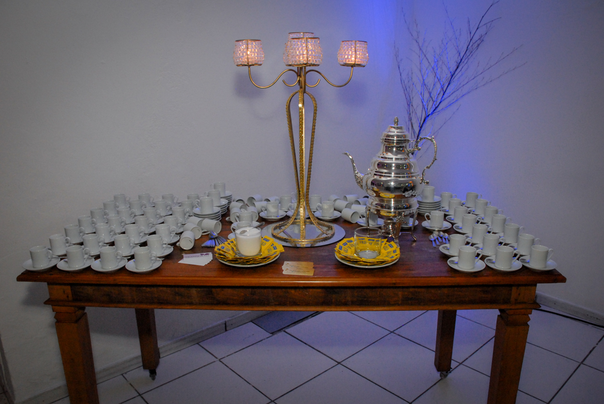 mesa de doces no buffet estrela dourada, vila sonia, sao paulo, aniversario de yone