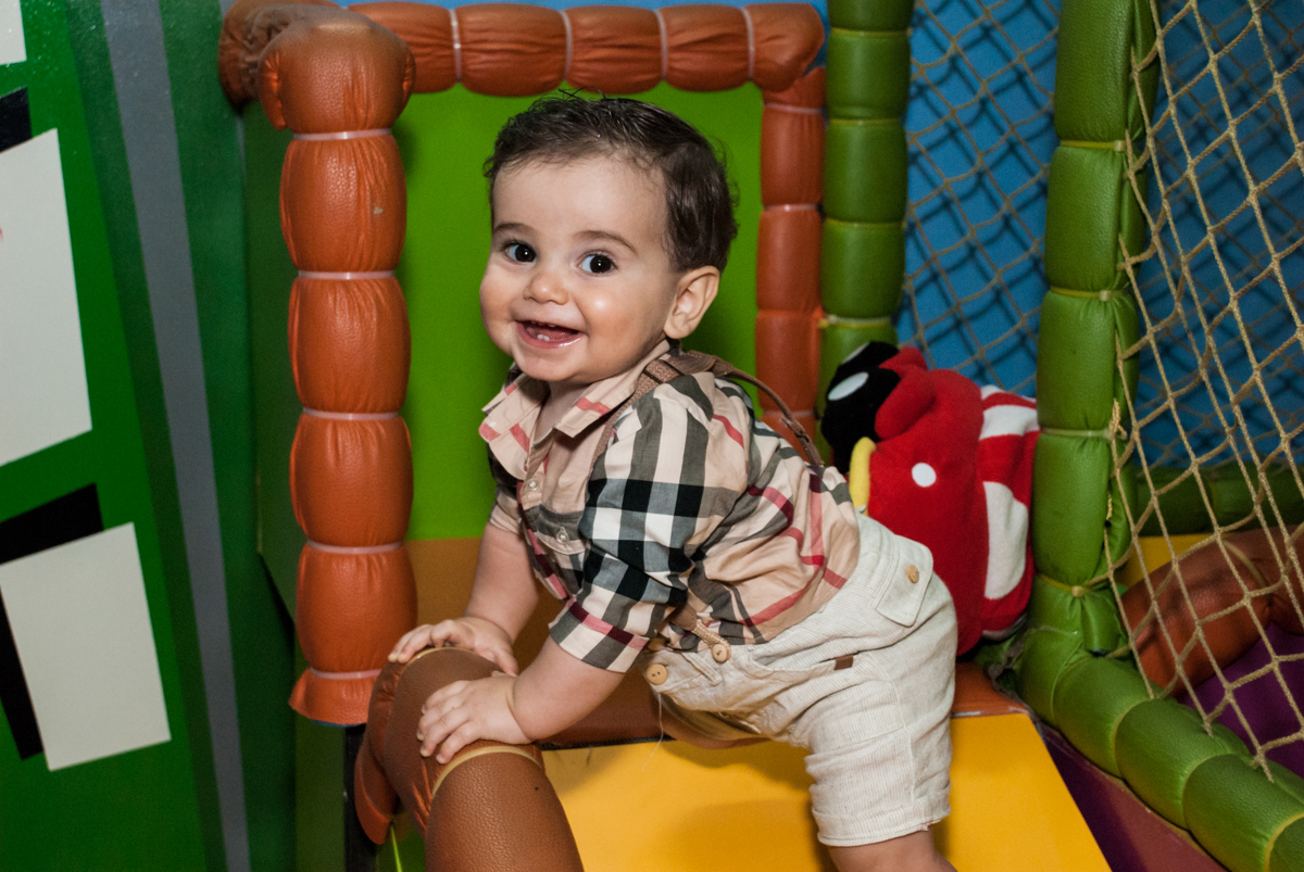 brincadeira na área baby no buffet Toy