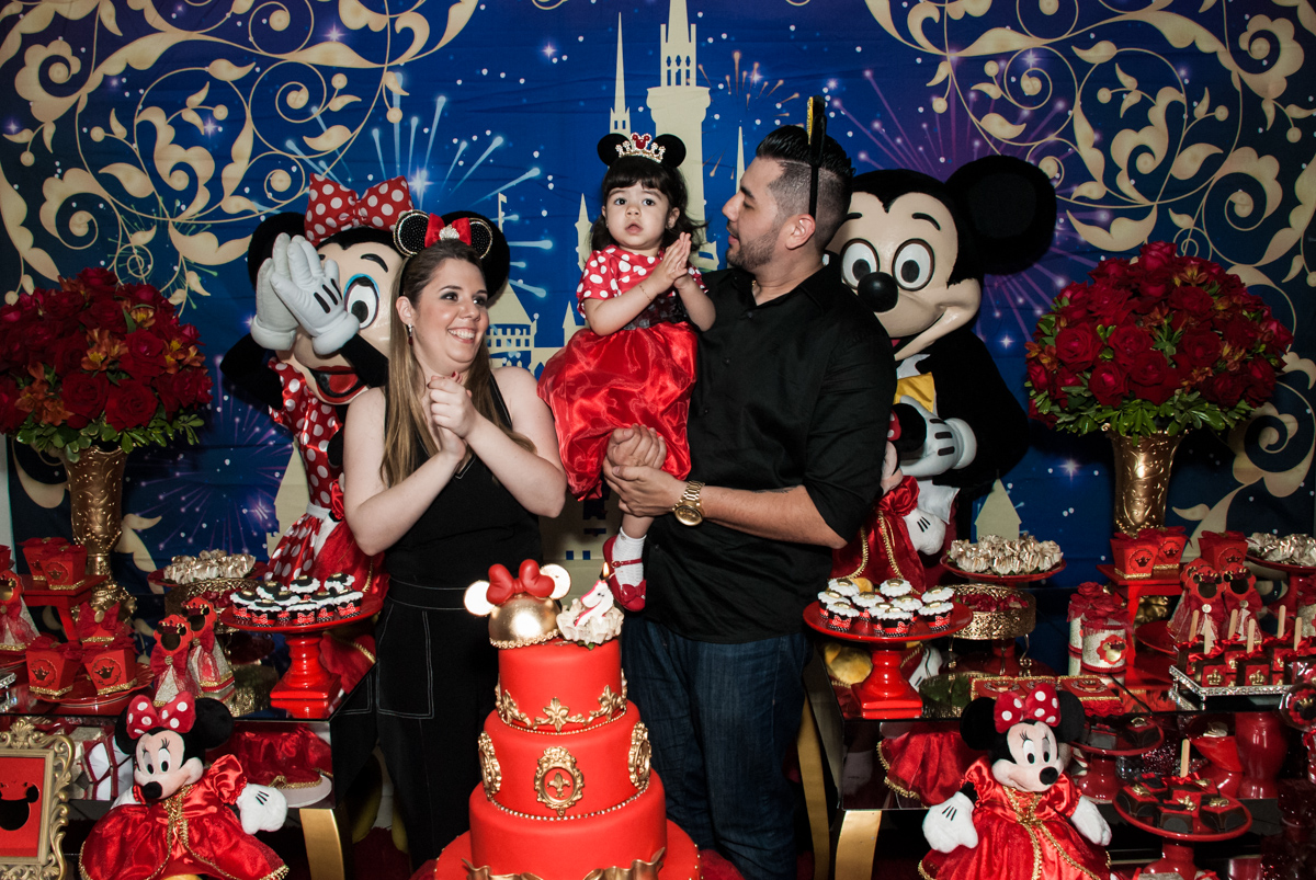 parabéns para você no Buffet Fábrica da Alegria, Osasco, São Paulo, aniversário de Isabela 2 aninho tema da da festa minie vermelha