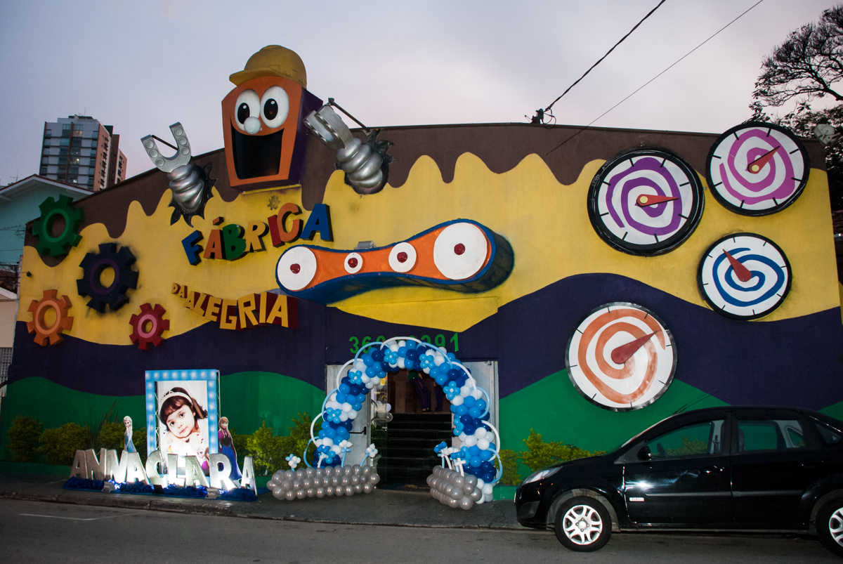Buffet Fábrica da Alegria, Osasco, São Paulo, aniversário de anna clara, 3 anos, tema da festa Frozen