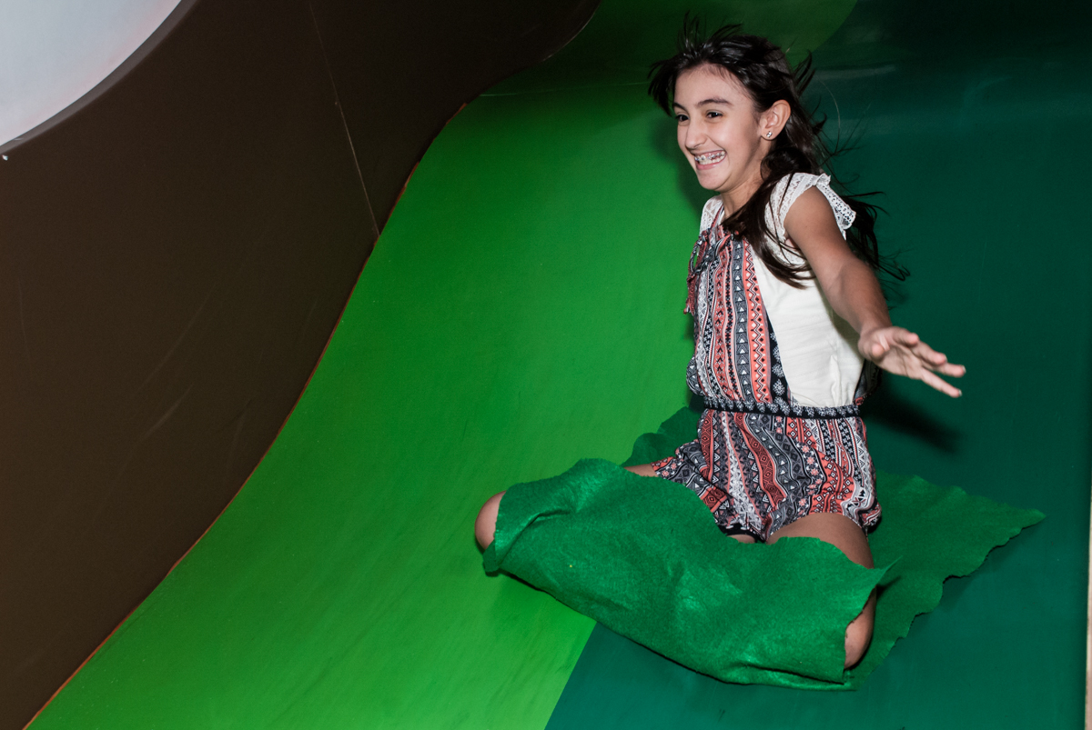 tobogã animado no Buffet Espaço Viva, Alto de Pinheiros, São Paulo, aniversário de Marina6 anos, tema da festa Bailarina