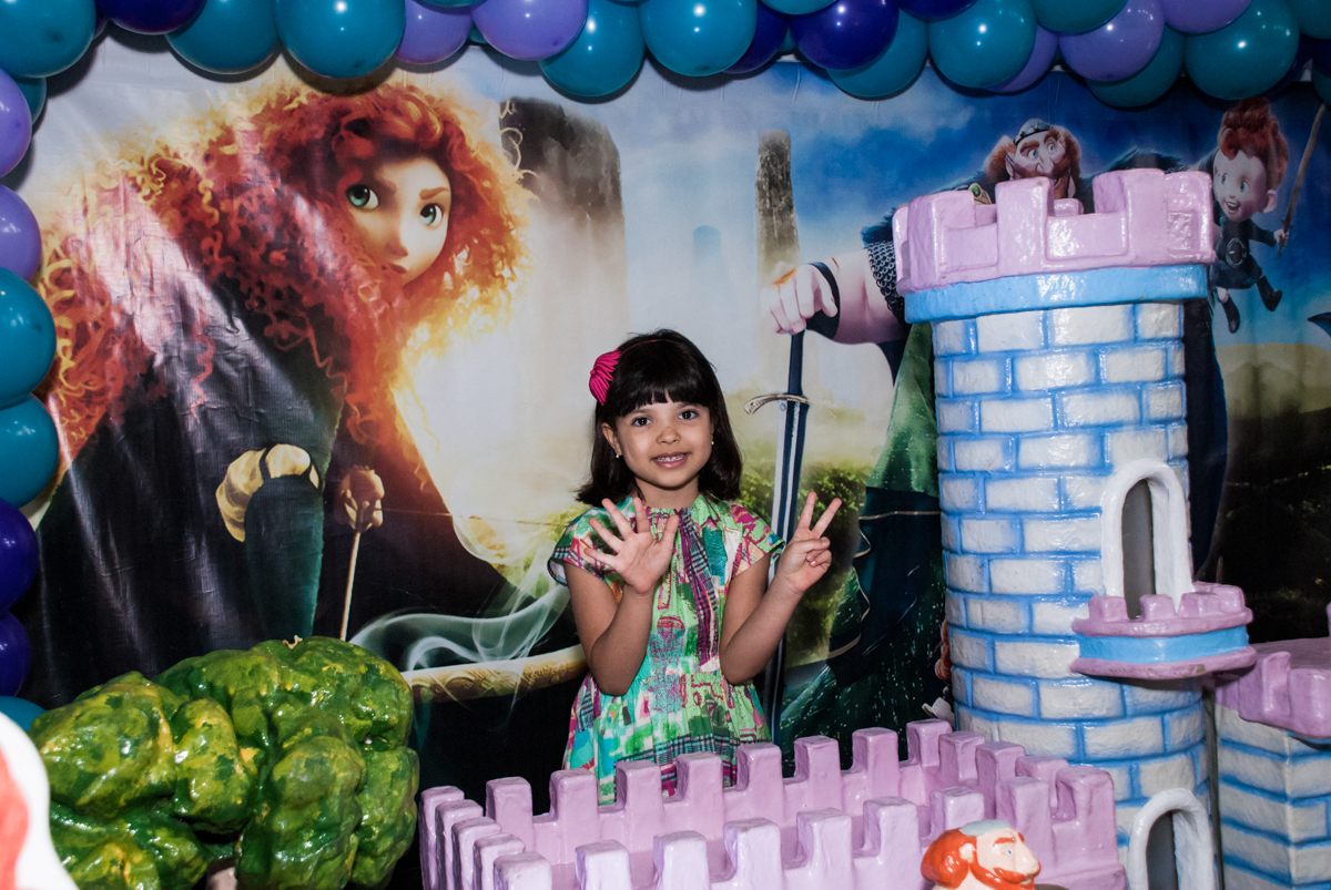 fotografia na mesa temática no Buffet Magic Joy, Saúde, São Paulo, aniversário de Beatriz e Marina, tema da festa Valente