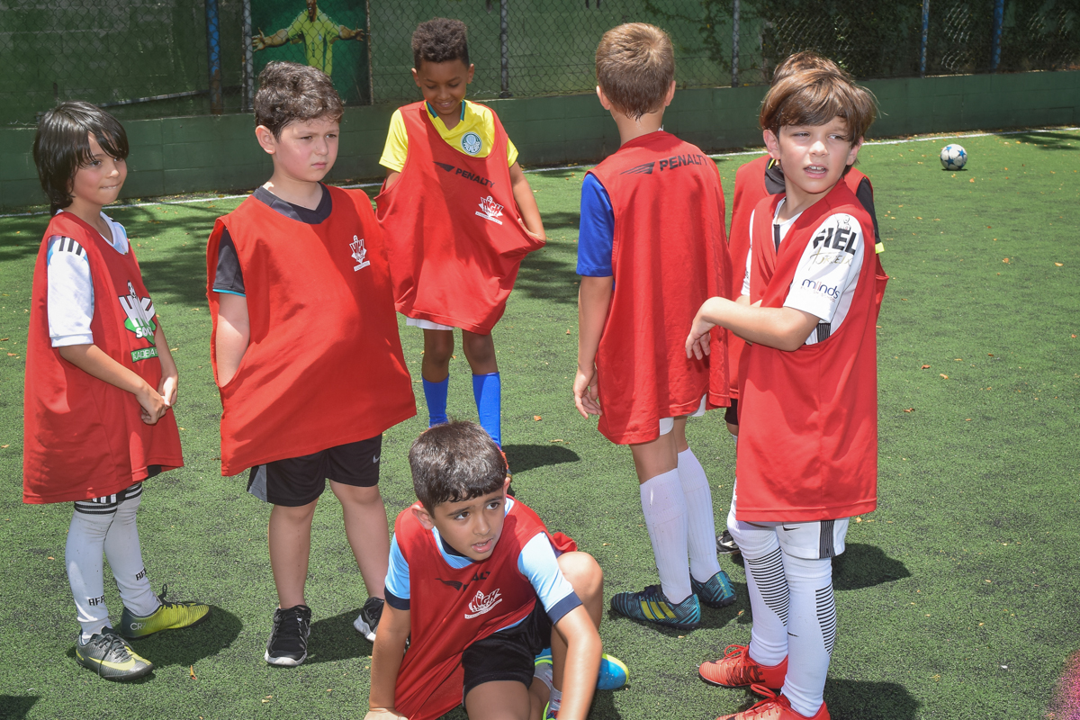 time de futebol adversário no buffet High Soccer aniversario de João Pedro 8 anos, tema da festa Real Madrid
