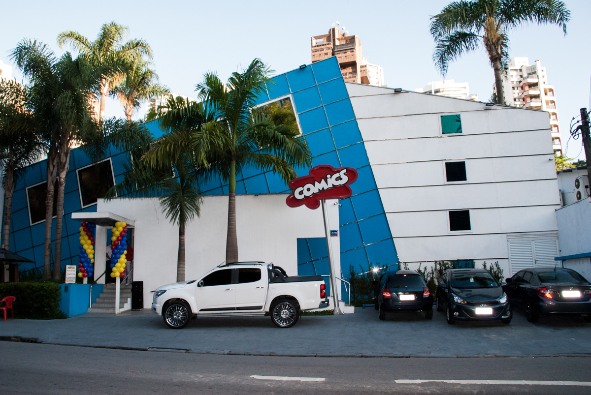 Buffet Comics aniversario de Geovanna 1 ano tema da festa circo