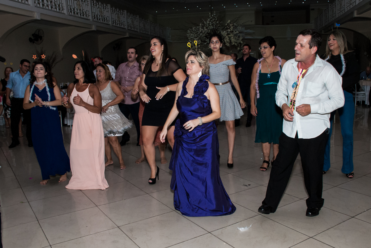final da festa na Bodas de Ouro Maria Luiza e José Rodrigues, igreja Santa Ângela e São Serapio, Ipiranga