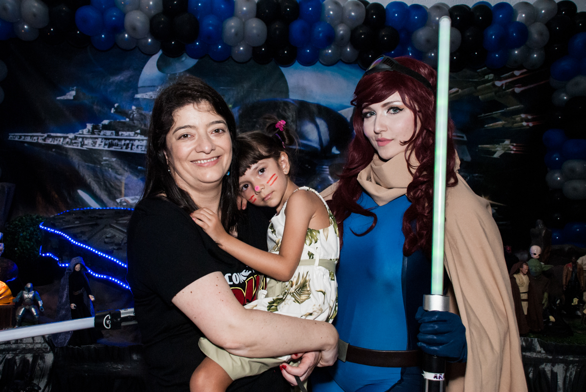 final da festa no Buffet Fábrica da Alegria, Morumbi, São Paulo, aniversário de Felipe 8 Fernanda 5 tema da fersta Star wars