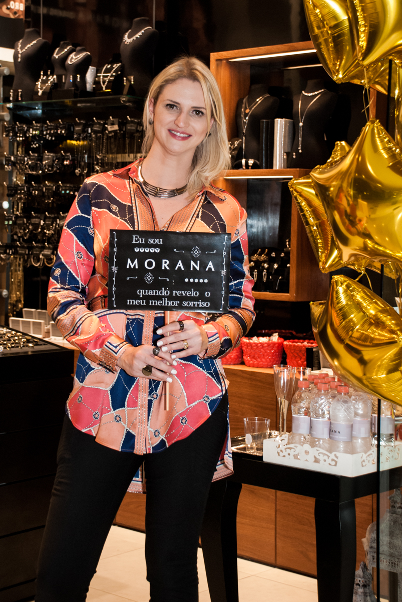 final do coquetel na Morana Acessórios, Shopping Villa Lobos, São Paulo