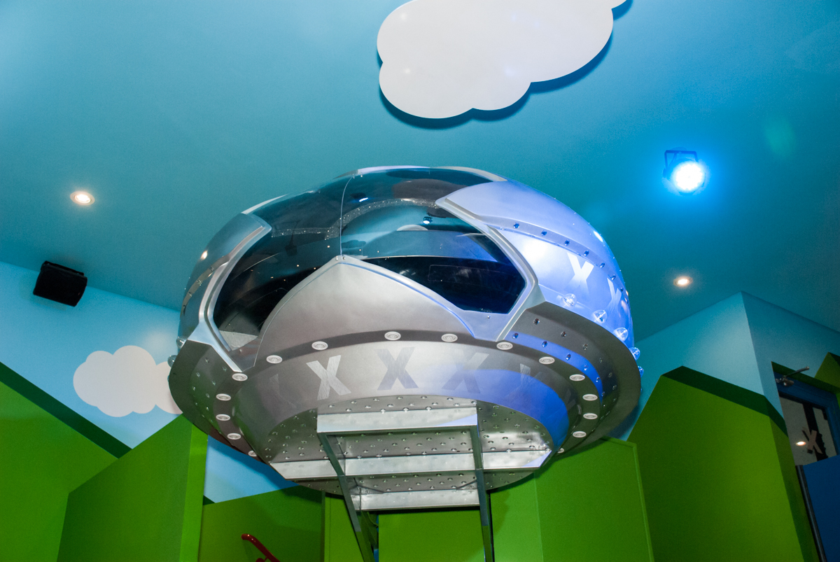 Nave do parabéns no Buffet Casa X, Ipiranga,São Paulo, aniversário de Raquel 6 anos, tema da festa Moana