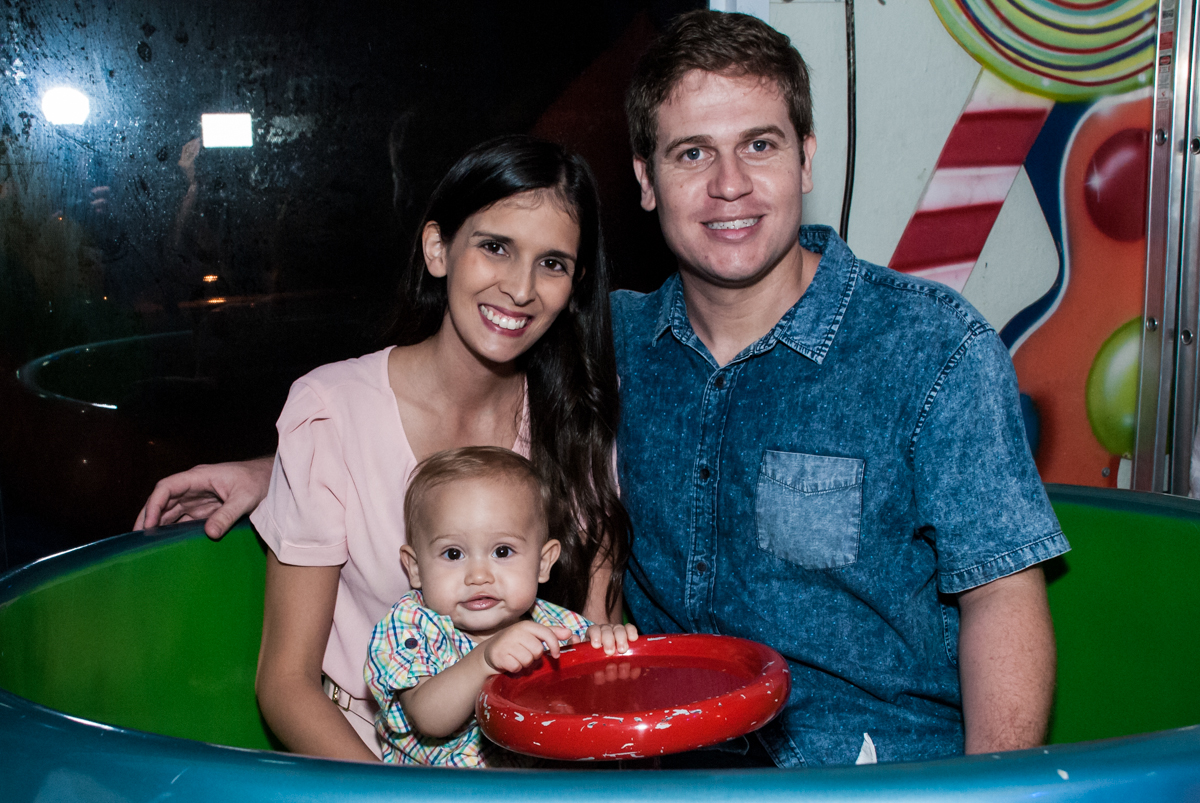 brincando no carrossel