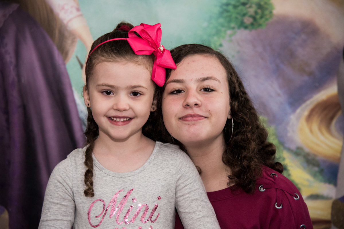 fotografia com a irmã